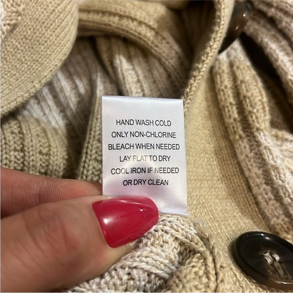 Evereve Tan and Cream Striped Cardigan Cami Set - Picture 11 of 11